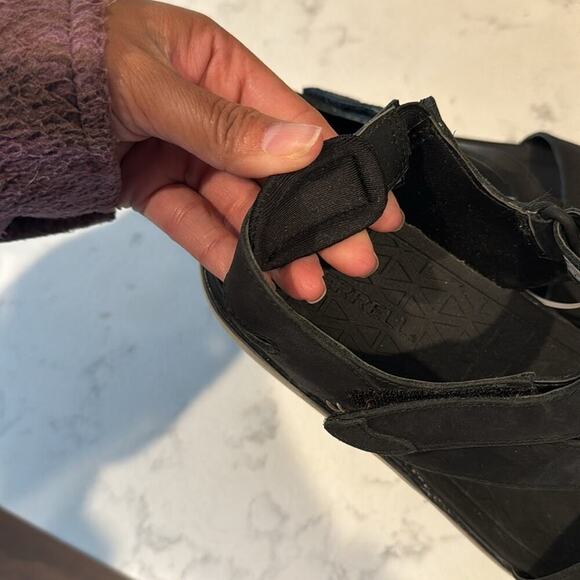 Merrell Trailway Backstrap Leather BLACK gorpcore hiking camping walking size 8 - Picture 10 of 10